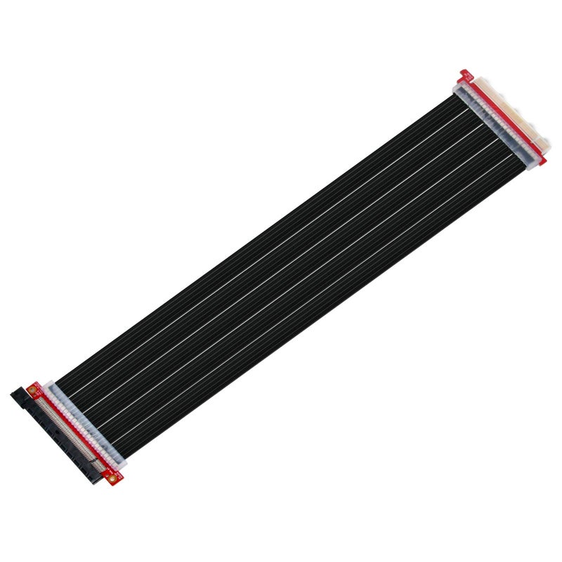 SilverStone Technology Universal PCI-Express X16 Gen 3.0 Flexible Riser Cable 400mm EMI Shielding (SST-RC04B-400) - Image 3